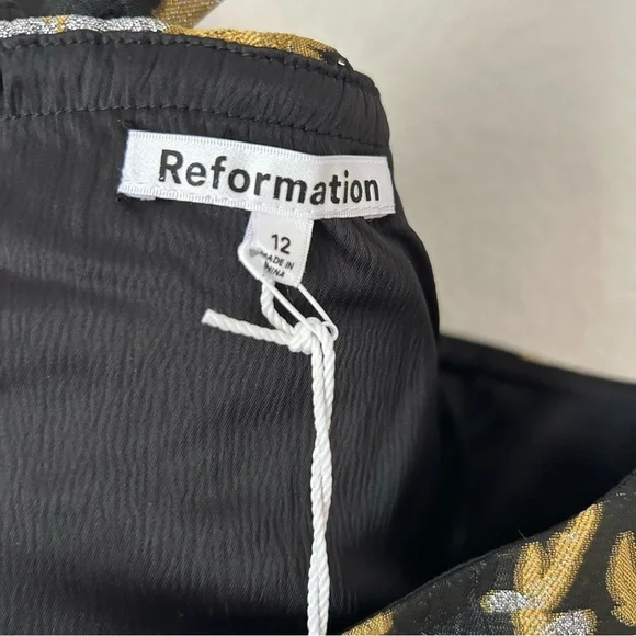 NWT Reformation Azalea Top in Golden Hour - Picture 4 of 6